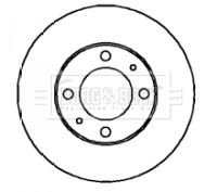 BORG & BECK Тормозной диск BBD4266